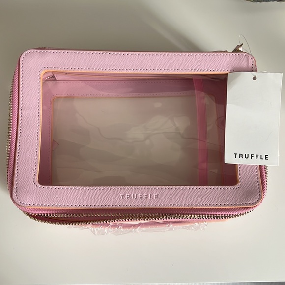 Pink Truffle Clarity Jumbo Jetset Case Small and Large size New With Tags - Picture 8 of 9